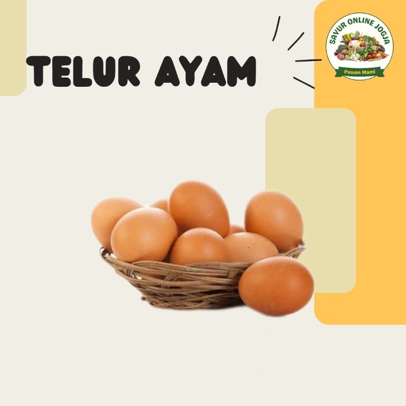 

Telur ayam negeri 250Gr free mika - PAWON MAMI SAYUR ONLINE JOGJA