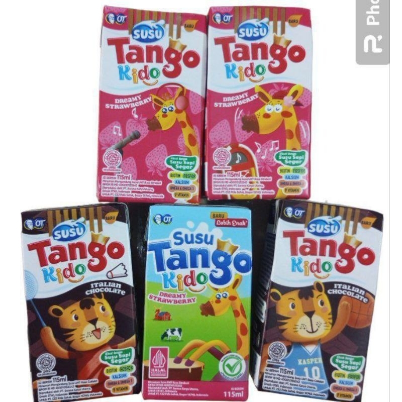 

Susu UHT Tango Kido 115ml Dus ( 36 PCS )