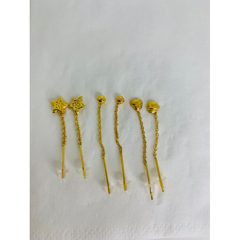 Anting jarum emas mudah 0,5gram