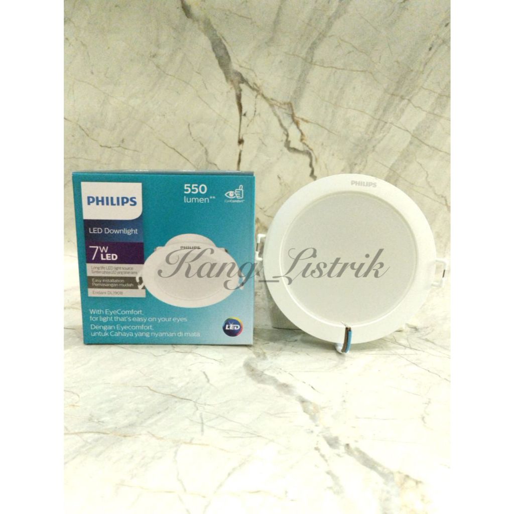 Lampu LED Downlight Philips DL190B Eridani 7Watt / PHILIPS ERIDANI 7W