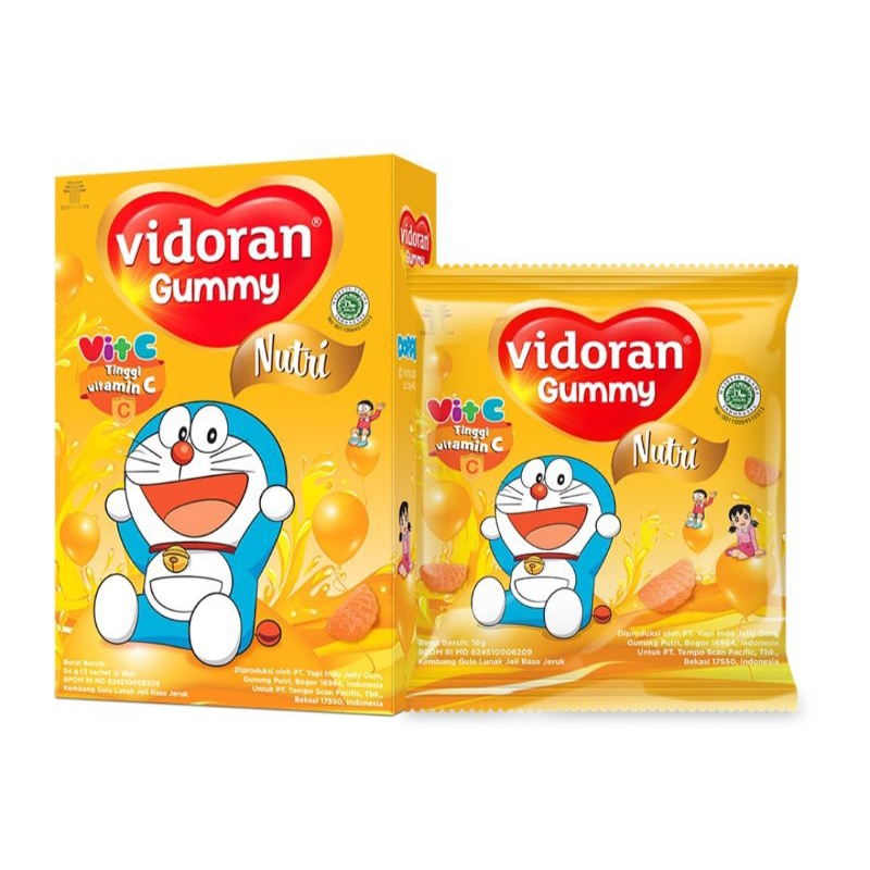 Vidoran gummy nutri vitamin C jelly