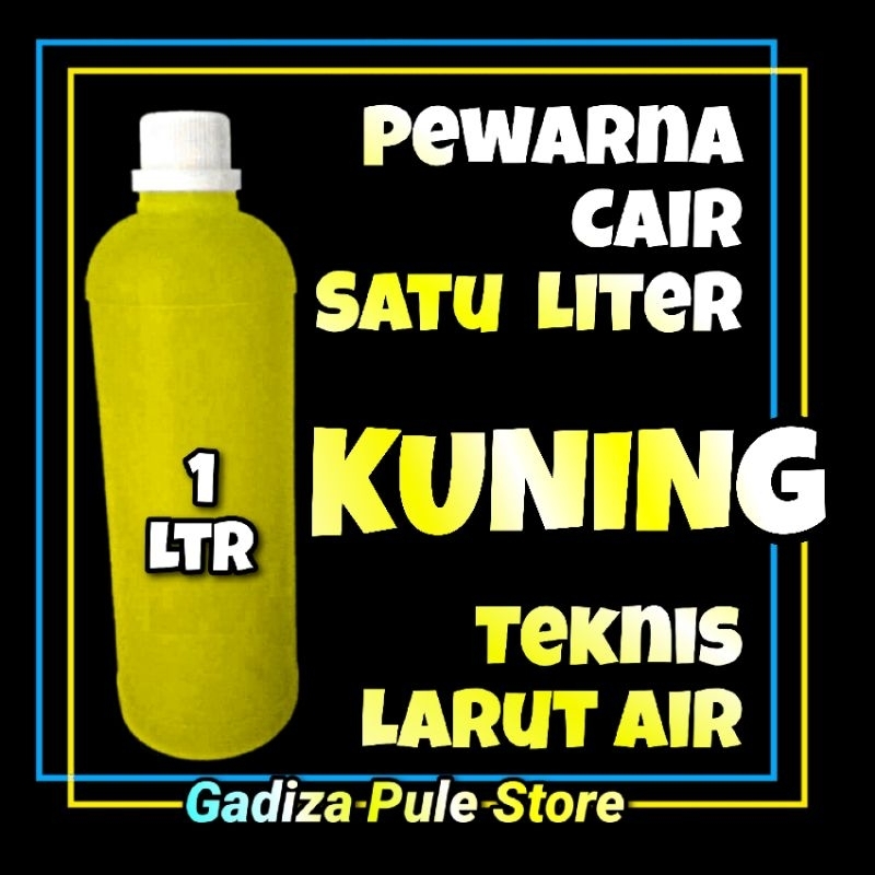 

Pewarna KUNING 1 Liter Konsentrat Liquid Larut Air