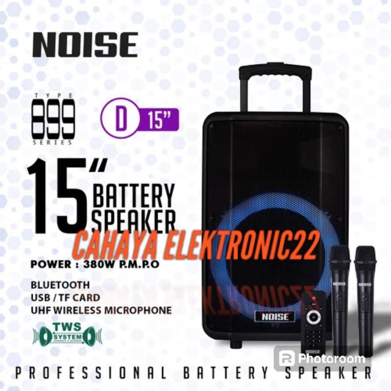 Speaker Portable Wireless Noise 899 D 12 Inch Original