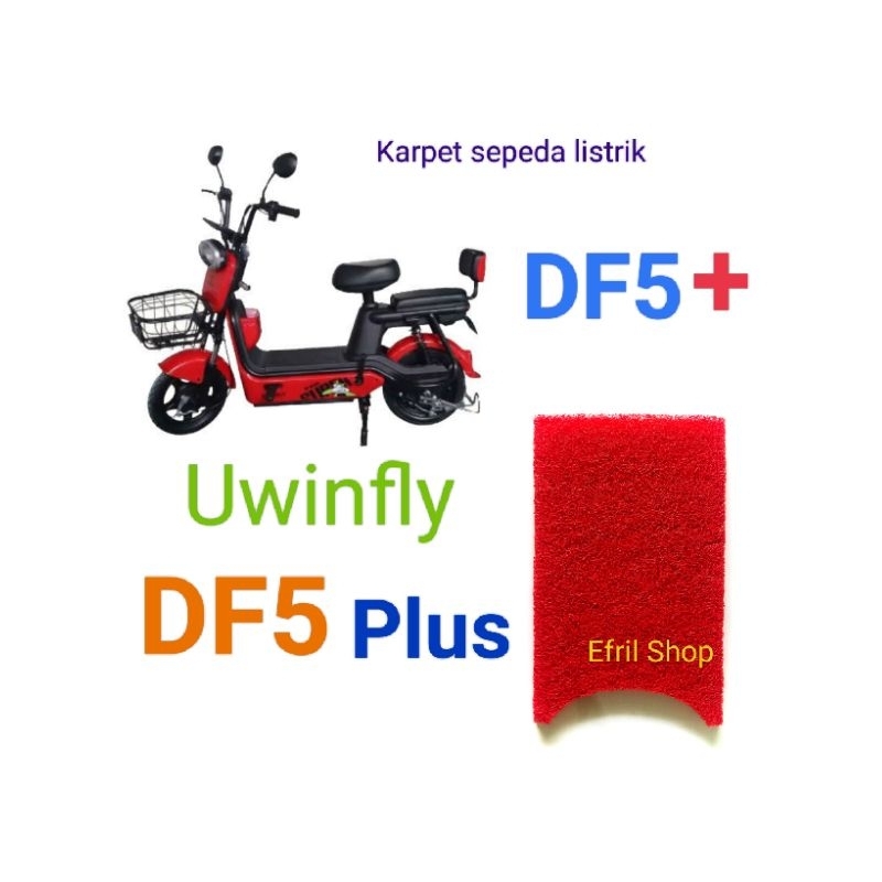 ⭐⭐⭐⭐⭐ Karpet sepeda listrik Uwinfly DF5 + Uwinfly DF5 Plus