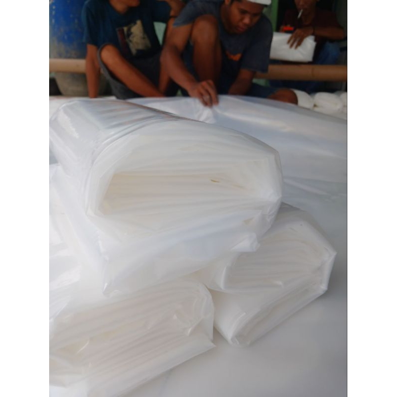 plastik UV 200 micron 7x8 meter/plastik greenhouse/kolam ikan/plastik cor/serbaguna