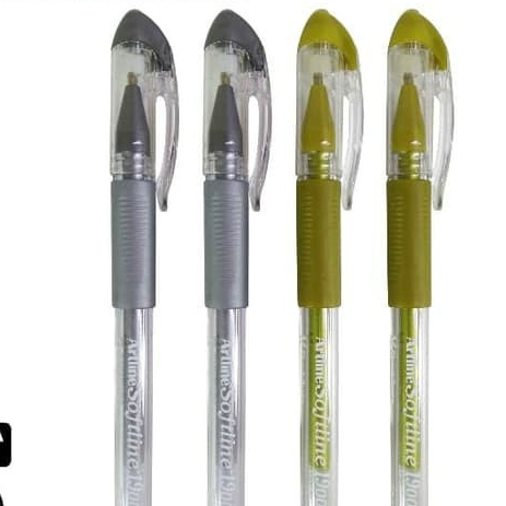 

Artline Pulpen Ballpoint Softline EGB 1900 Gold Silver