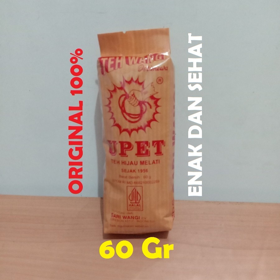 

TEH WANGI ISTIMEWA / TEH UPET / TEH HIJAU MELATI 60 GR BPOM dan Halam Serta ORIGINAL 100% / Rasa Enak dan Sehat Serta bikin Jualan Laris