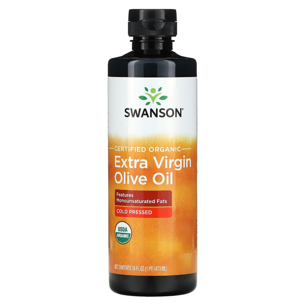 

Swanson Certified Organic Extra Virgin Olive Oil 16 fl oz 473 ml