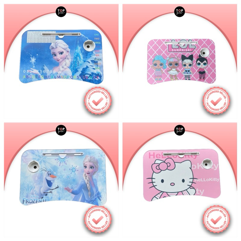 Meja belajar BESAR/ Meja belajar lipat/Meja belajar karakter/Meja laptop/Meja belajar anak/Hugo meja