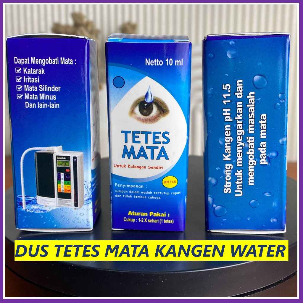 

Dus tetes mata kangen water kualitas tebal dan full laminasi