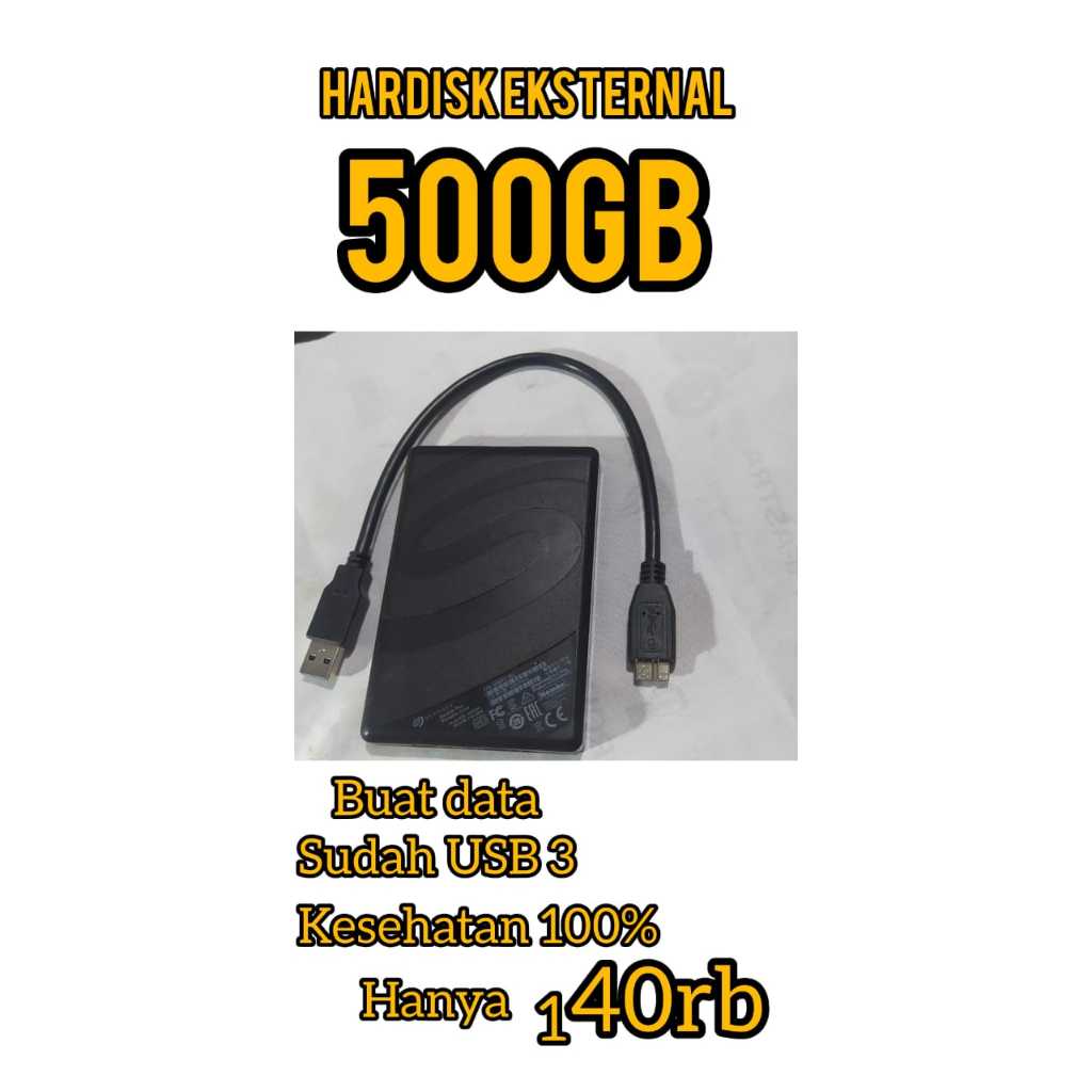 hardisk Eksternal 500gb