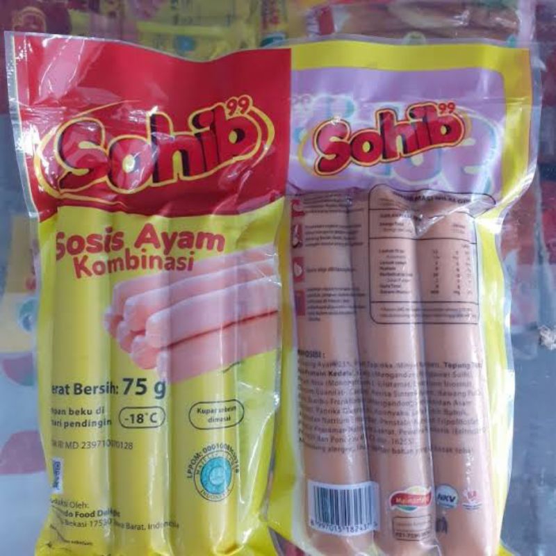 

Sohib Sosis Ayam Kemasan isi 3 (Frozen Food)