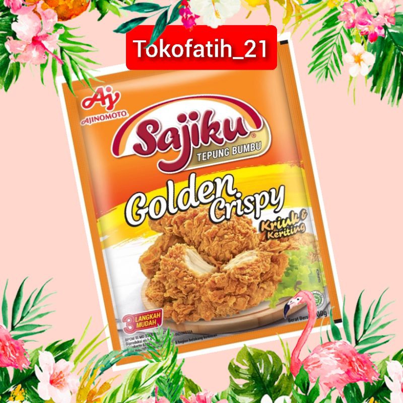 

Sajiku Tepung Bumbu Golden Crispy 200g Sachet / bjm/banjarmasin
