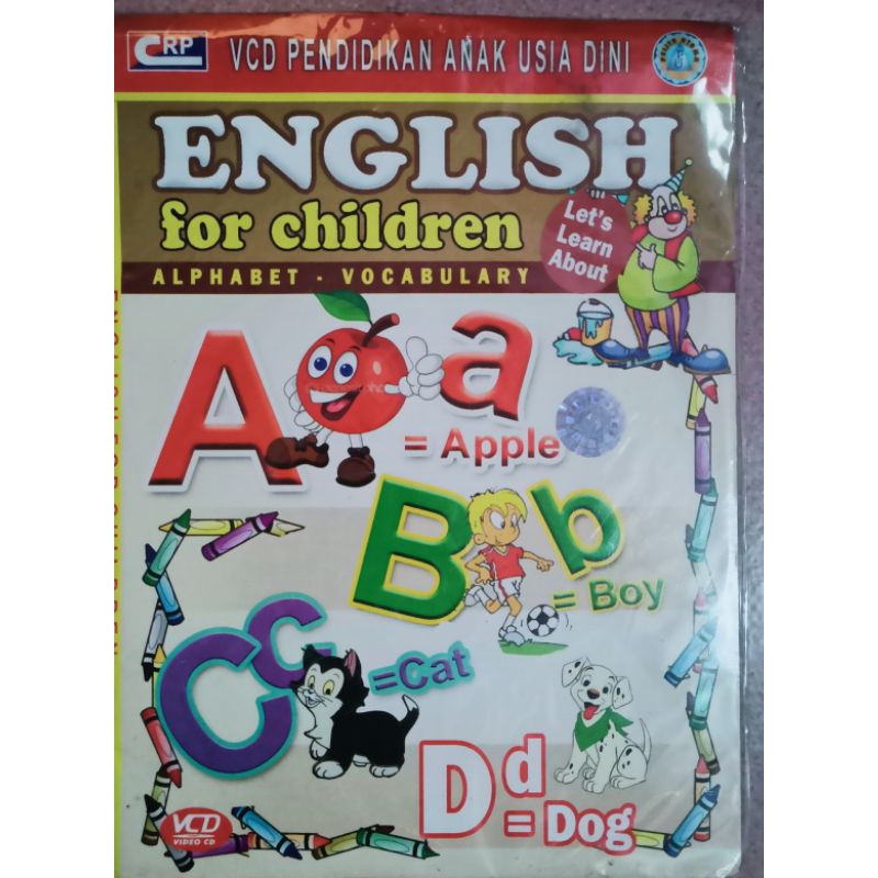 VCD original pendidikan anak usia dini