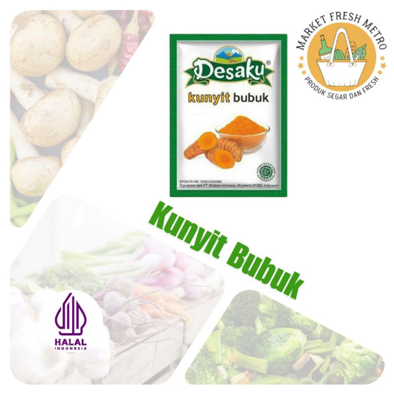 

Kunyit Bubuk Desaku 10Gram Marketfreshmetro