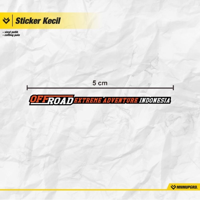 Sticker RC offroad extreme adventure