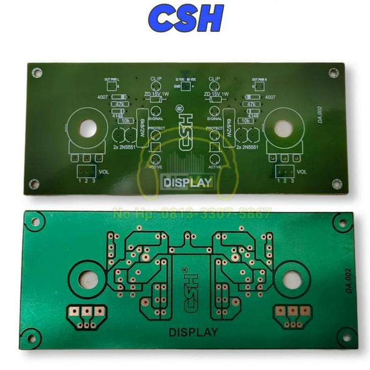 PCB PANEL DISPLAY GB TD CSH Pcb panel depan power GB TD CSH