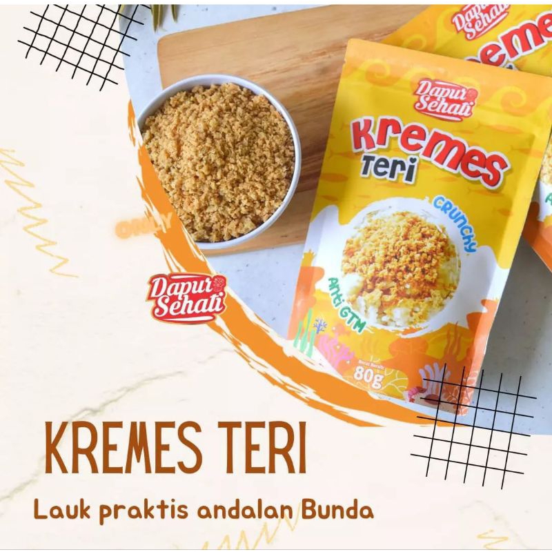 Kremes Dapur Sehati Lauk Instan Non Msg  Tanpa Pengawet 80 g