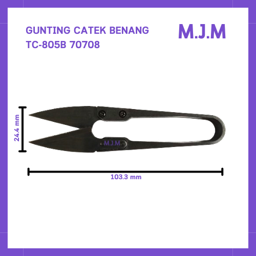 

Gunting Potong Benang TC-805B/Cekris Cutter Plastik Hitam M.J.M-70708
