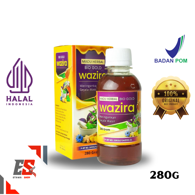 

Madu Wazira Madu Herbal Ampuh Atasi Gejala Wasir 280gr