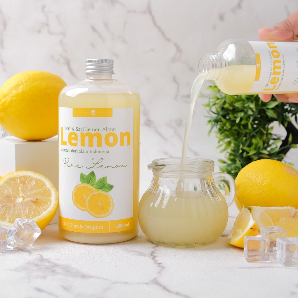 

Belajar Sehat Sari Lemon Alami 100Ml- Diet Natural Minuman Sehat Tanpa Pengawet - Healthy Drink Pure Lemon 100%