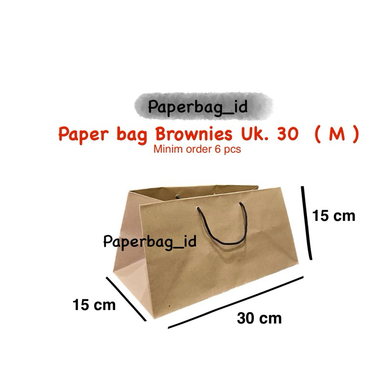 

Paperbag Brownies 30x15x15 ukuran M