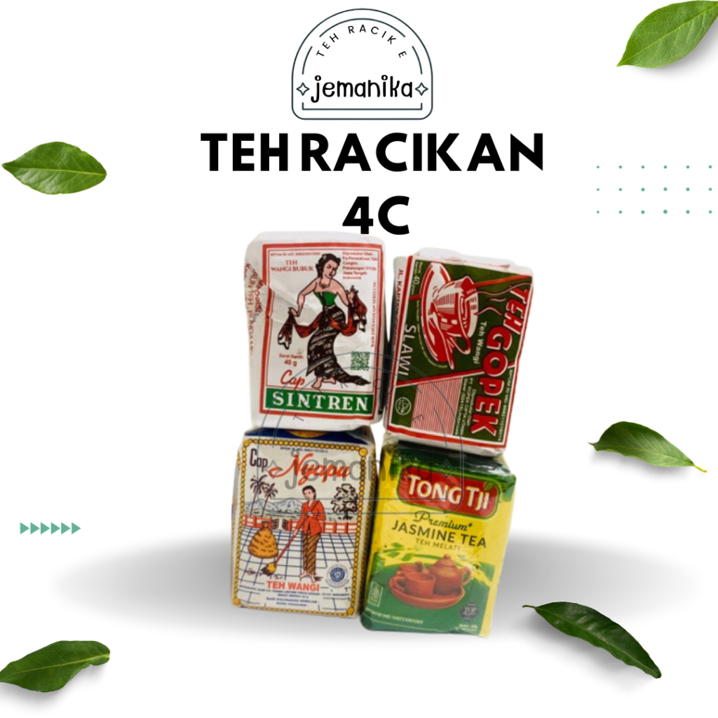 

Paket 4C Racikan 4 Teh Jumbo Wangi Untuk Jualan (sintren tong dji gopek nyapu)