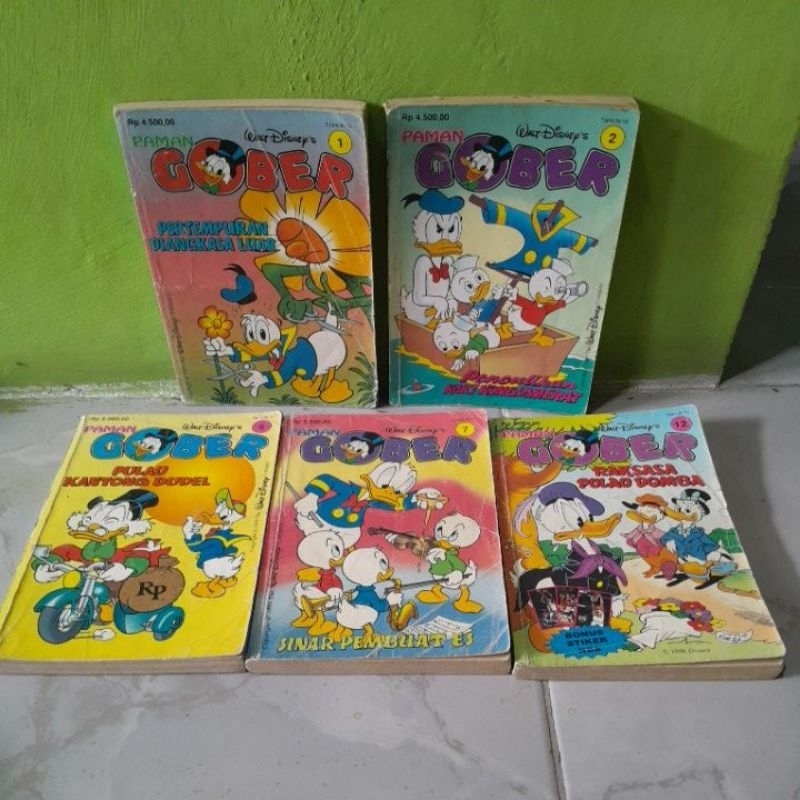 ORIGINAL BEKAS PRELOVE KOMIK PAMAN GOBER TAHUN IV 4 EMPAT - PERTEMPURAN DI ANGKASA LUAR 1 - PENCULIK