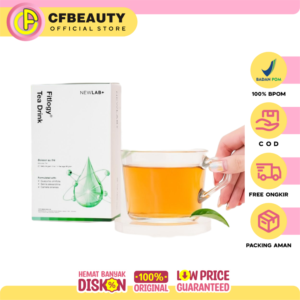 

NewLab Fitlogy Tea Drink | Teh Diet | Teh Detox | Teh Pelangsing | Slimming Tea