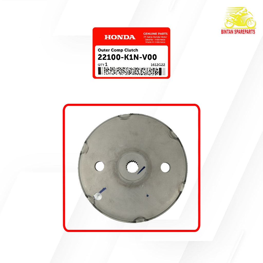 Mangkok Ganda Outer Comp Clutch 22100 K1N V00