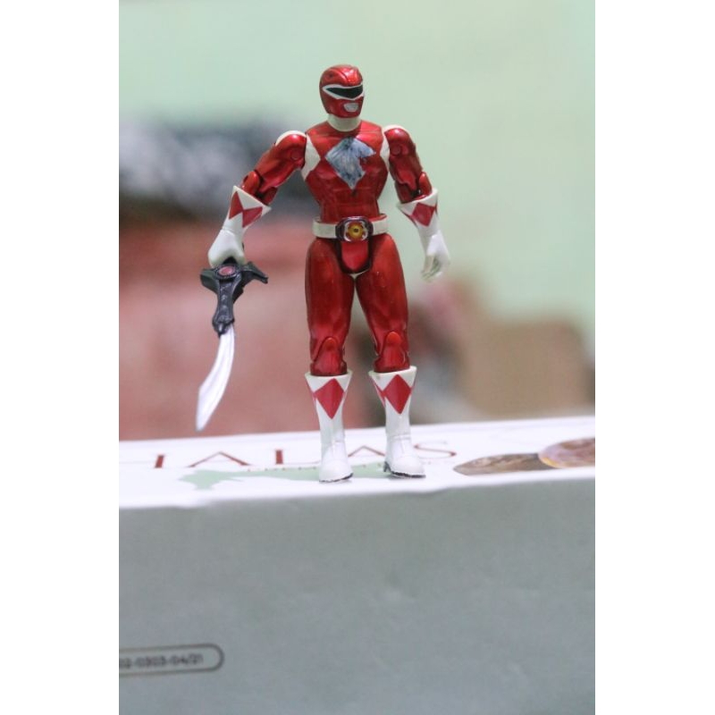 Power Rangers Metallic Red Original Bandai