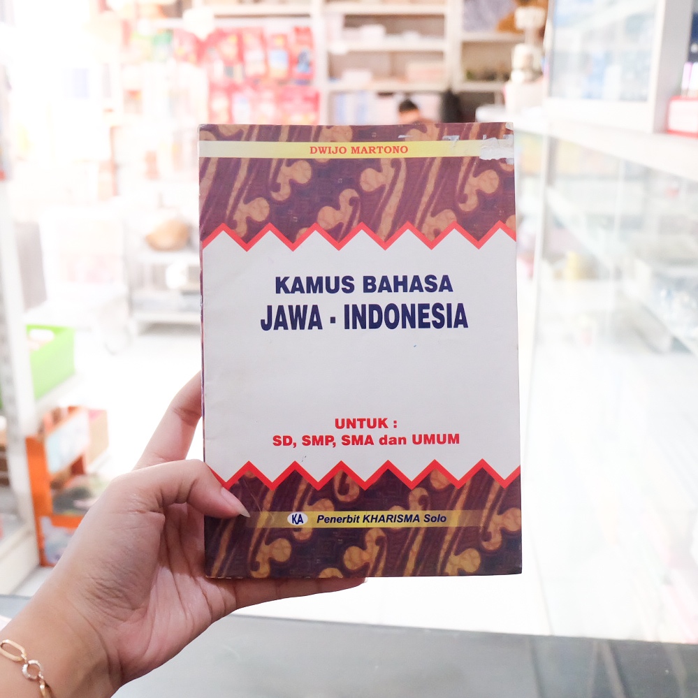 Buku Kamus Bahasa Jawa-Indonesia untuk SD, SMP, SMA, dan Umum