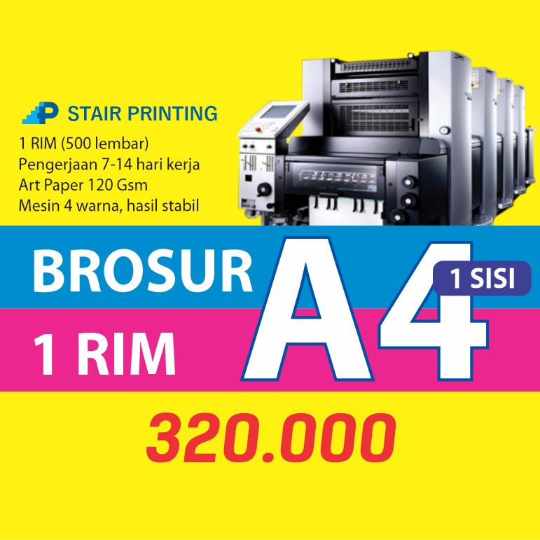 

CETAK BROSUR A4 CUSTOM PROMO TERMURAH