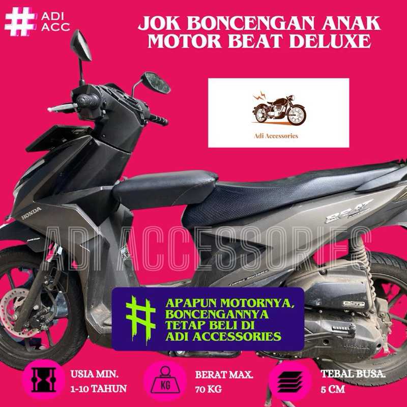 Jok Boncengan Anak Beat Deluxe Beat Street Premium