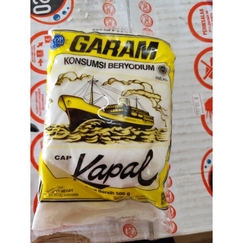 

garam cap kapal 500gr