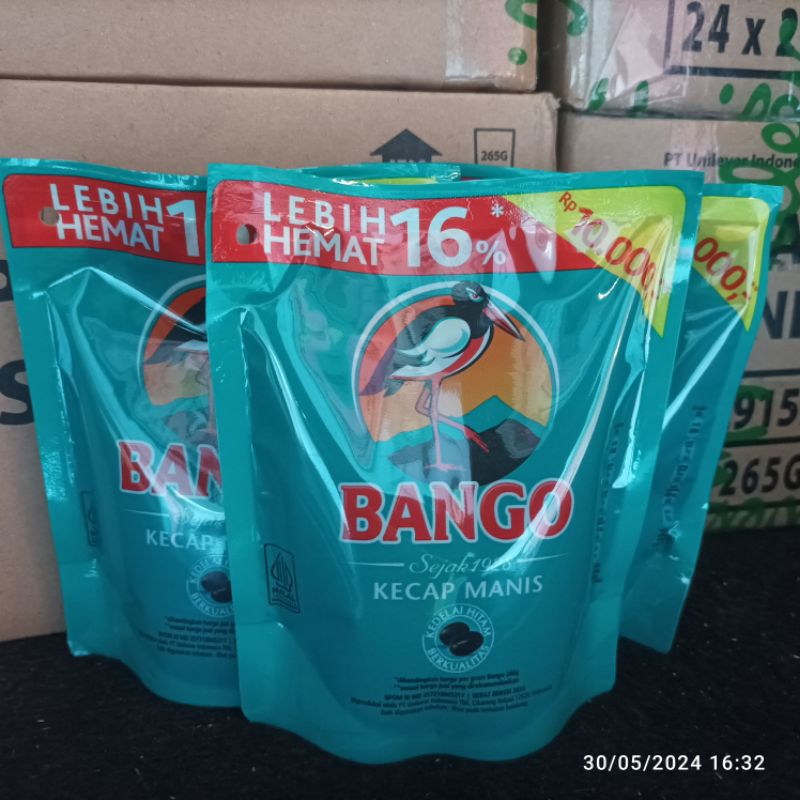 

Kecap Manis BANGO 265gr / 210ml enak dan lezat 10Ribu'an
