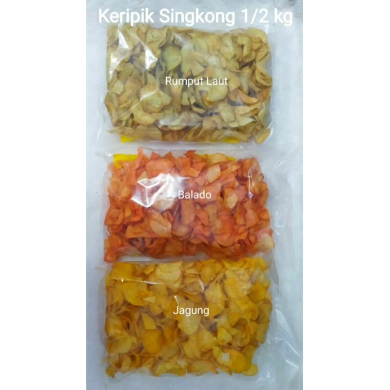 

KERIPIK SINGKONG RENYAH 500 GR