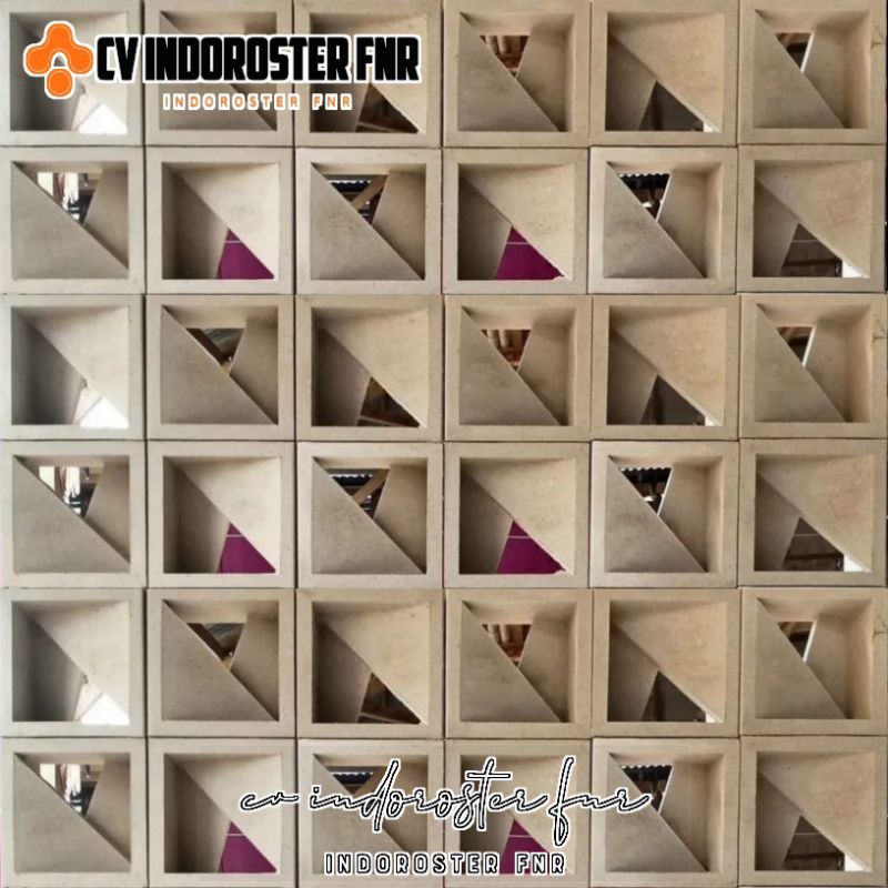 ROSTER BETON/LOSTER MINIMALIS MOTIF KETAPEL 2MUKA.