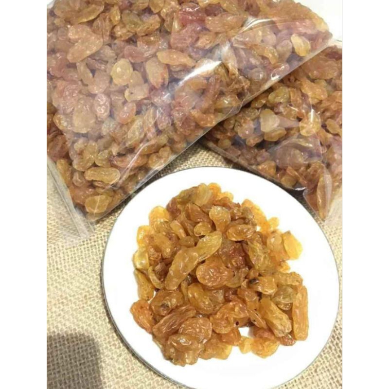 

Kismis Golden Raisin Semi jumbo 1 Kg Kismis Asam Manis