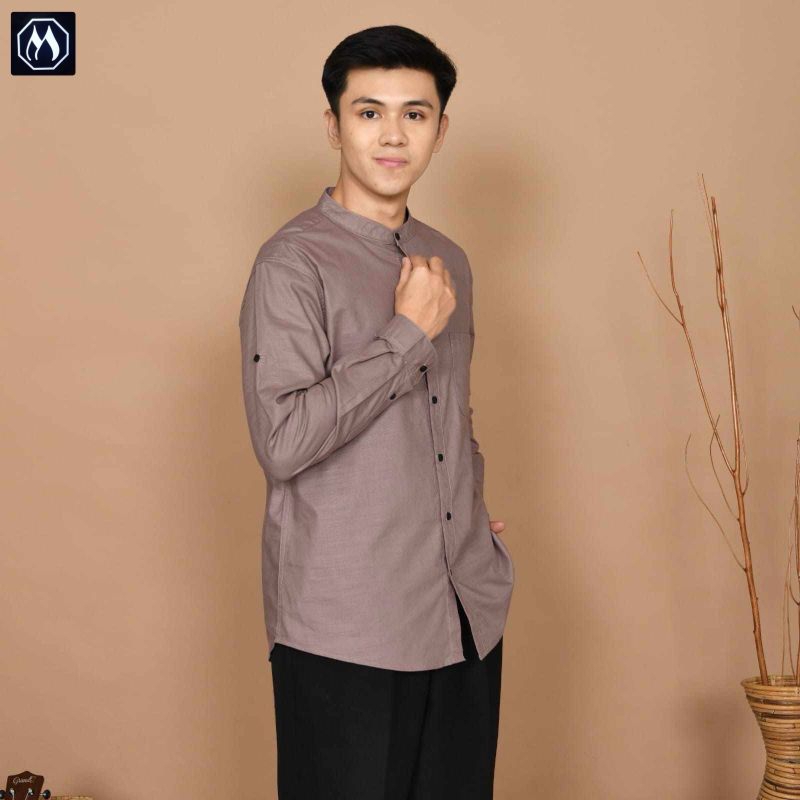 Kemeja Koko Lengan Panjang Pria Dewasa Taro