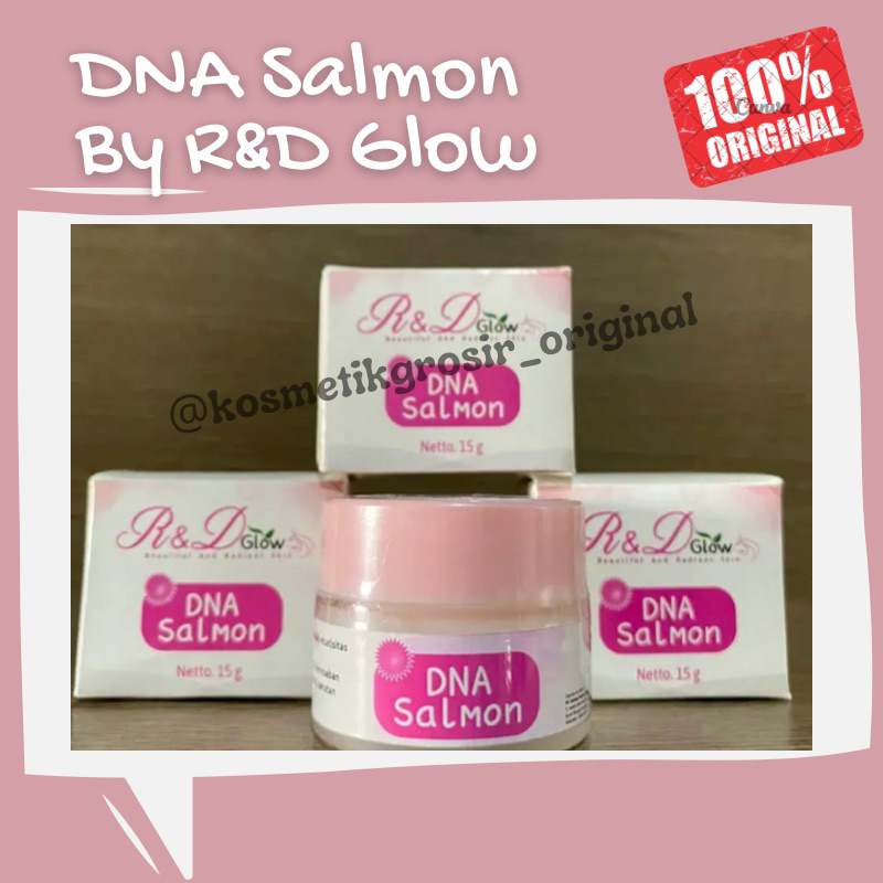 DNA Salmon by R&D Glow Tersedia Harga Grosir - DNA Salmon RD Glow by Rima Damayanti Original 100%
