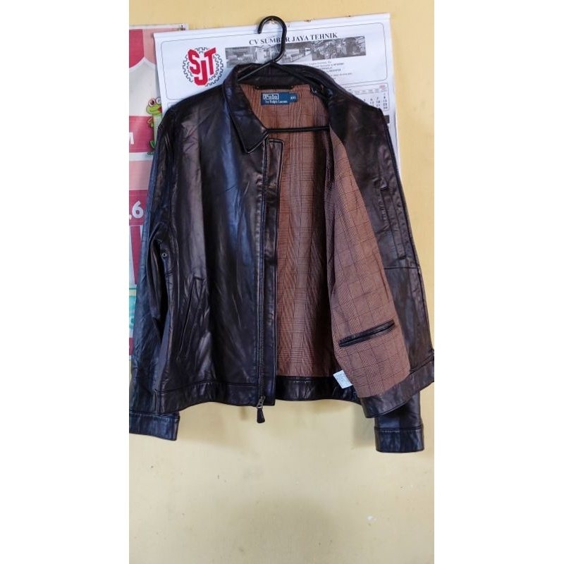Jaket Kulit Polo Ralph Lauren
