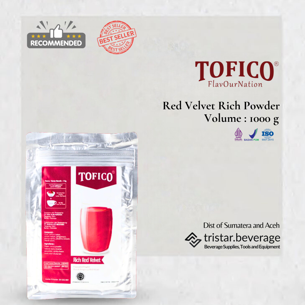 

TOP COLLECTION - Bubuk Minuman Red Velvet Rich - Tofico Powder 1KG