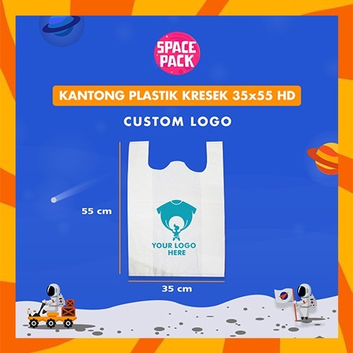 

Cetak Plastik Kresek Murah 35x55 HD, FREE DESAIN - SPACEPACK