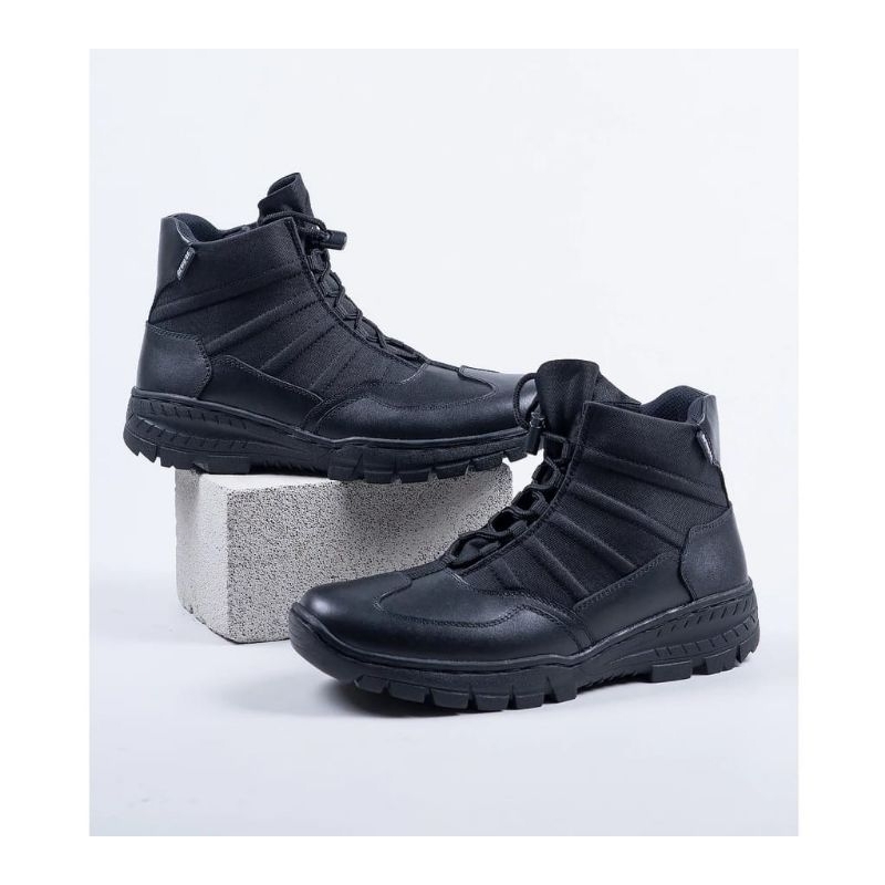 SEPATU PDL PENDEK TERBARU KULIT SAPI ASLI TNI POLRI SECURITY