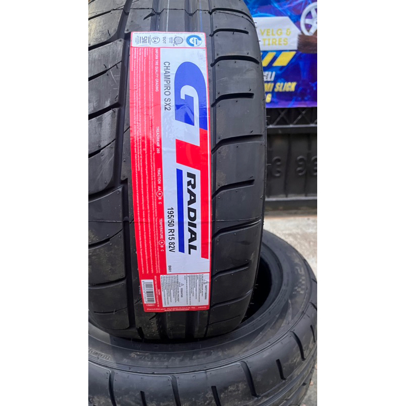 Gt radail champiro sx2 semislick R15 195 50 15