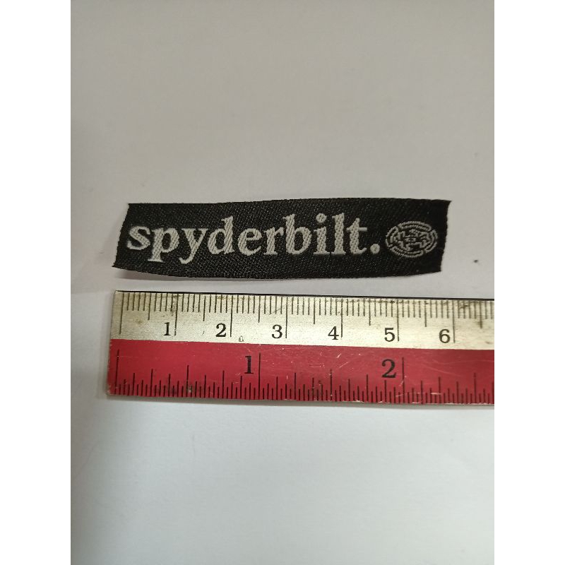 

Spyderbilt Label jahit satent 1 x Co Kirim 600 pcs