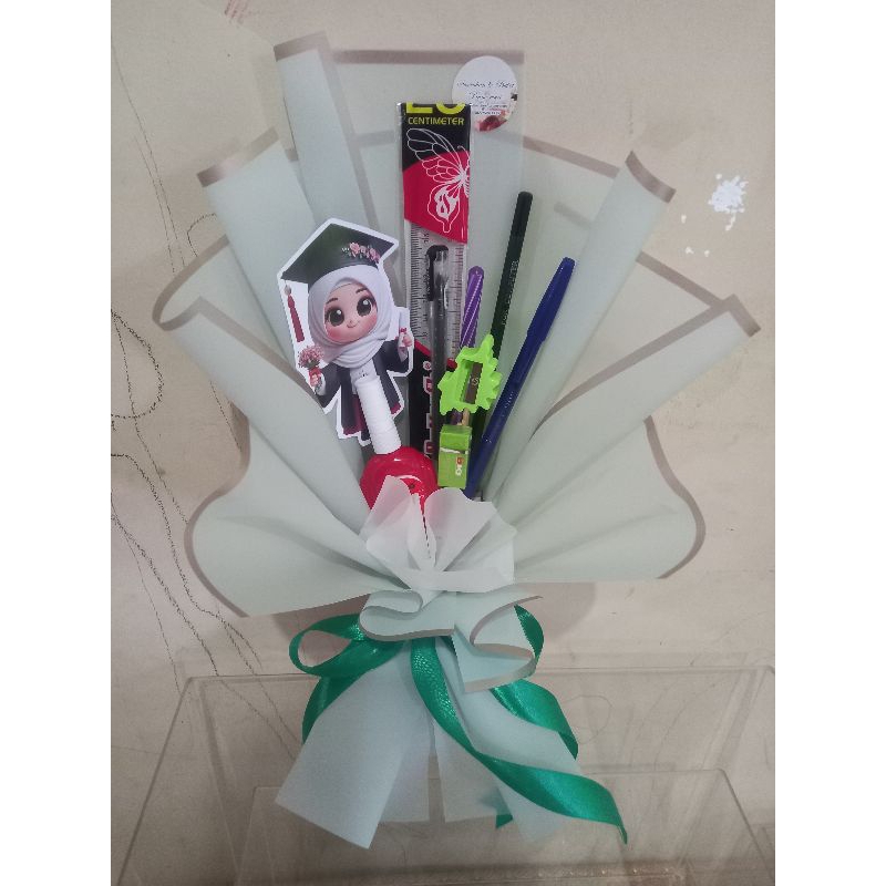 

buket topper atk/buket pensil/buket topper/buket wisuda/buket guru