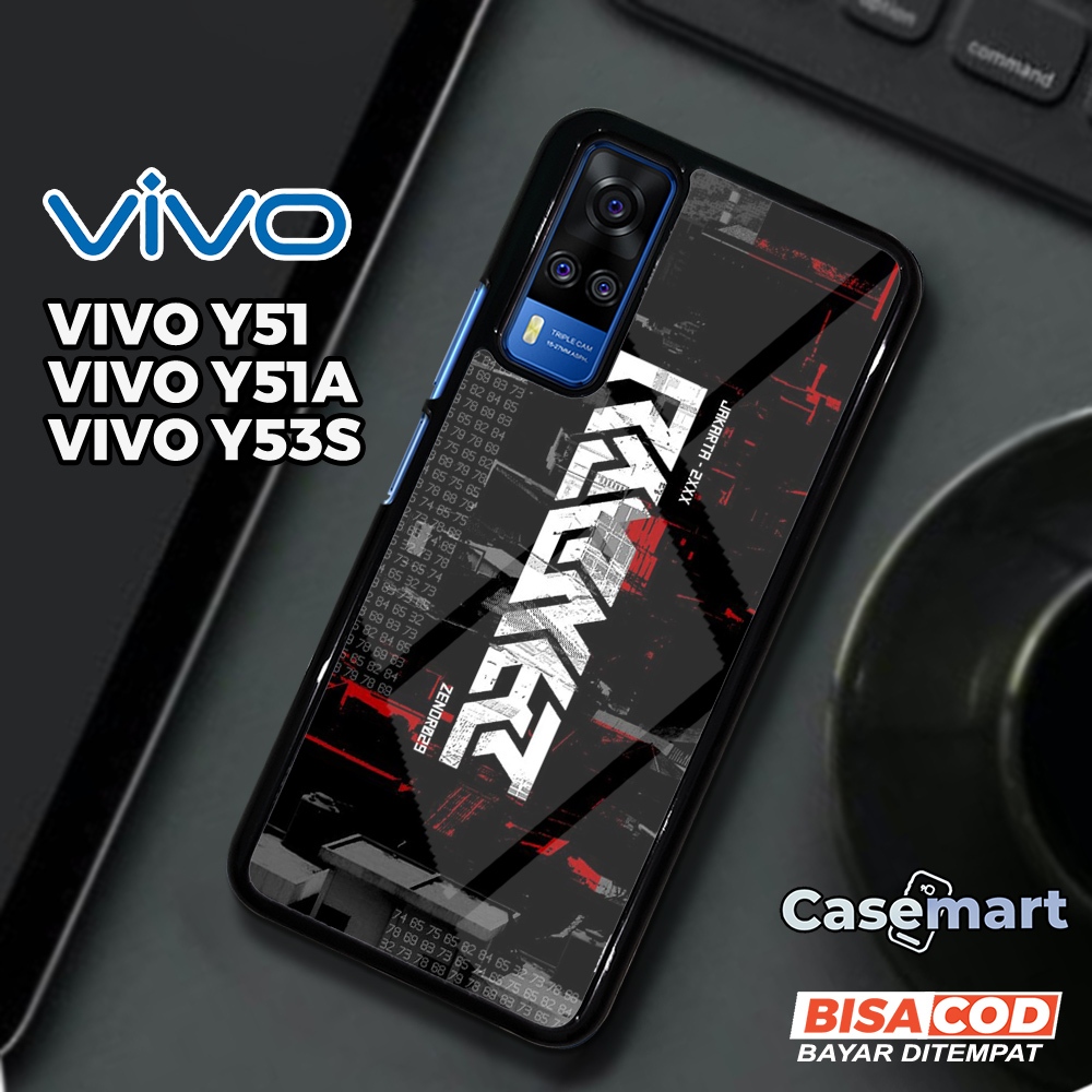 Case VIVO Y51 Y51A Y53S Casing VIVO Y51 Y51A Y53S Casemart [JPNR] Case Glossy Case Aesthetic Custom 