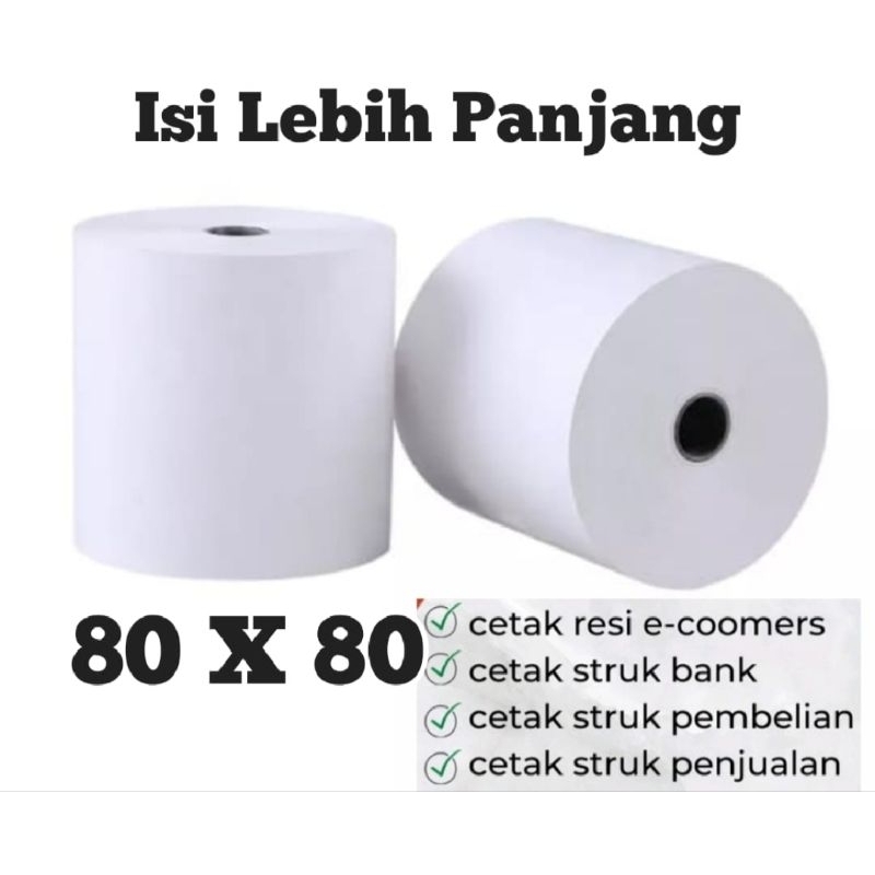 

Kertas Kasir Thermal Ukuran 80x80
